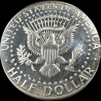 1968-S Kennedy Half Dollar Ungraded (back)