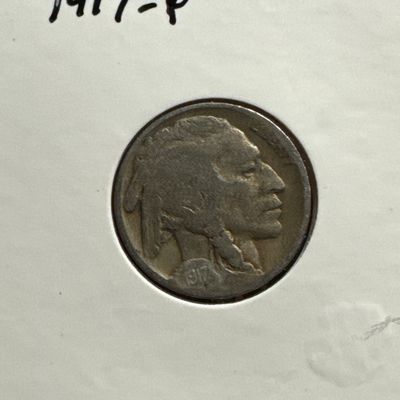 1917 P Buffalo Nickel Ungraded