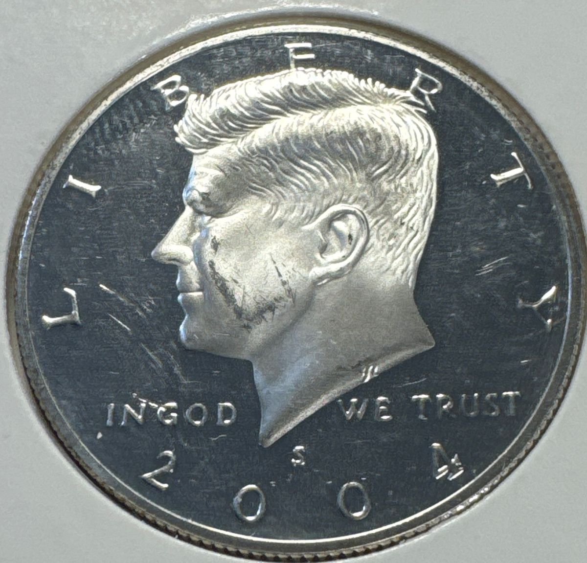 2004 S Kennedy Half Dollar Ungraded (front)