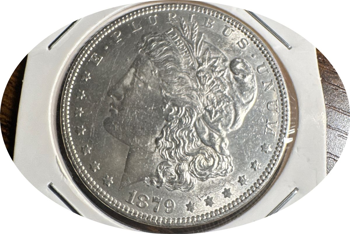 1879-P Morgan Dollar Ungraded (front)
