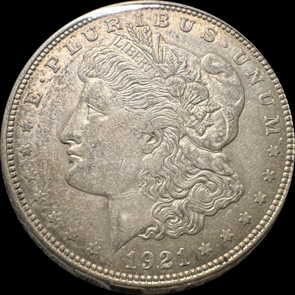 1921-D Morgan Dollar Ungraded (front)