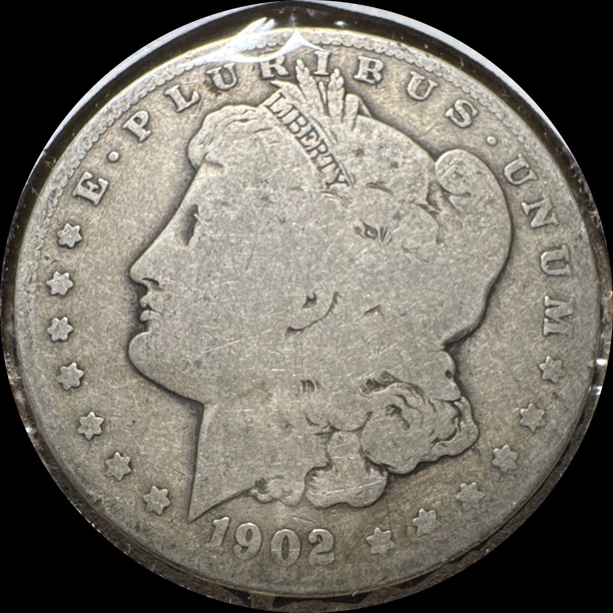 1902-S Morgan Dollar Ungraded (front)