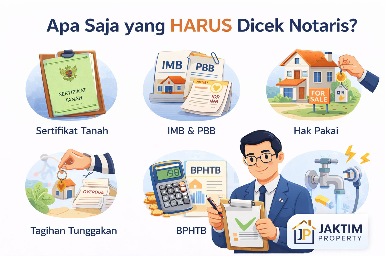 Apa saja yang HARUS dicek notaris (versi non-hukum)
