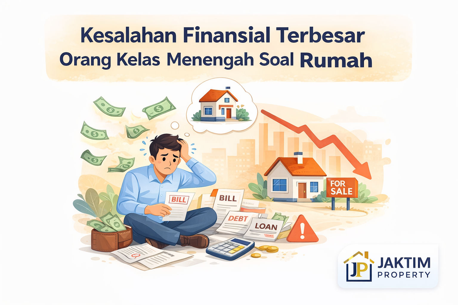 Kesalahan finansial terbesar orang kelas menengah soal rumah