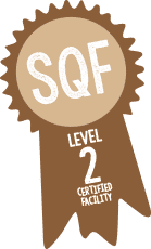 SQF, SQF Level 2 Certified Bakery, Clean Ingredients