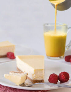 New York Cheesecake with Golden Milk