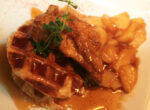 View Waffled Croissant Concept Photo