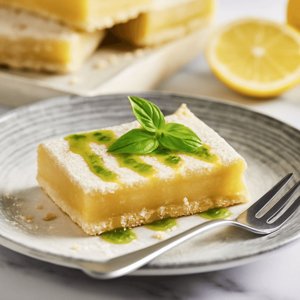 Basil and Oil featuring our Luscious Lemon Squares.