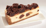 View Caramel Brownie Bite Cheesecake – Angled