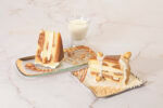 View Salted Caramel Vanilla Crunch Cake Plating Options