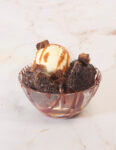 View Peanut Butter Molten Chocolate Cake Sundae