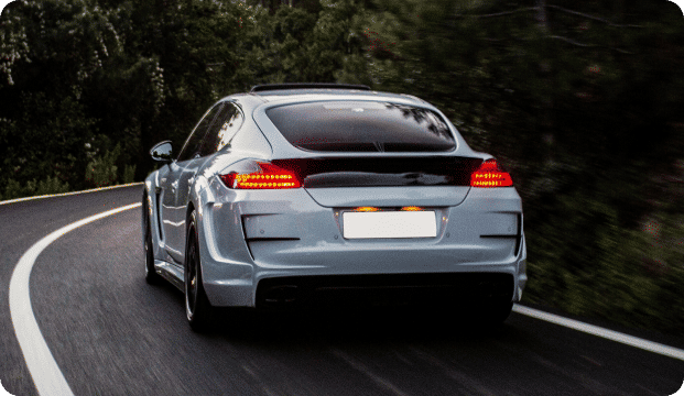 Private chauffeur service on alpine roads