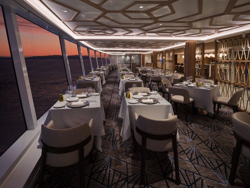 Norwegian specialty dining restaurant interior
