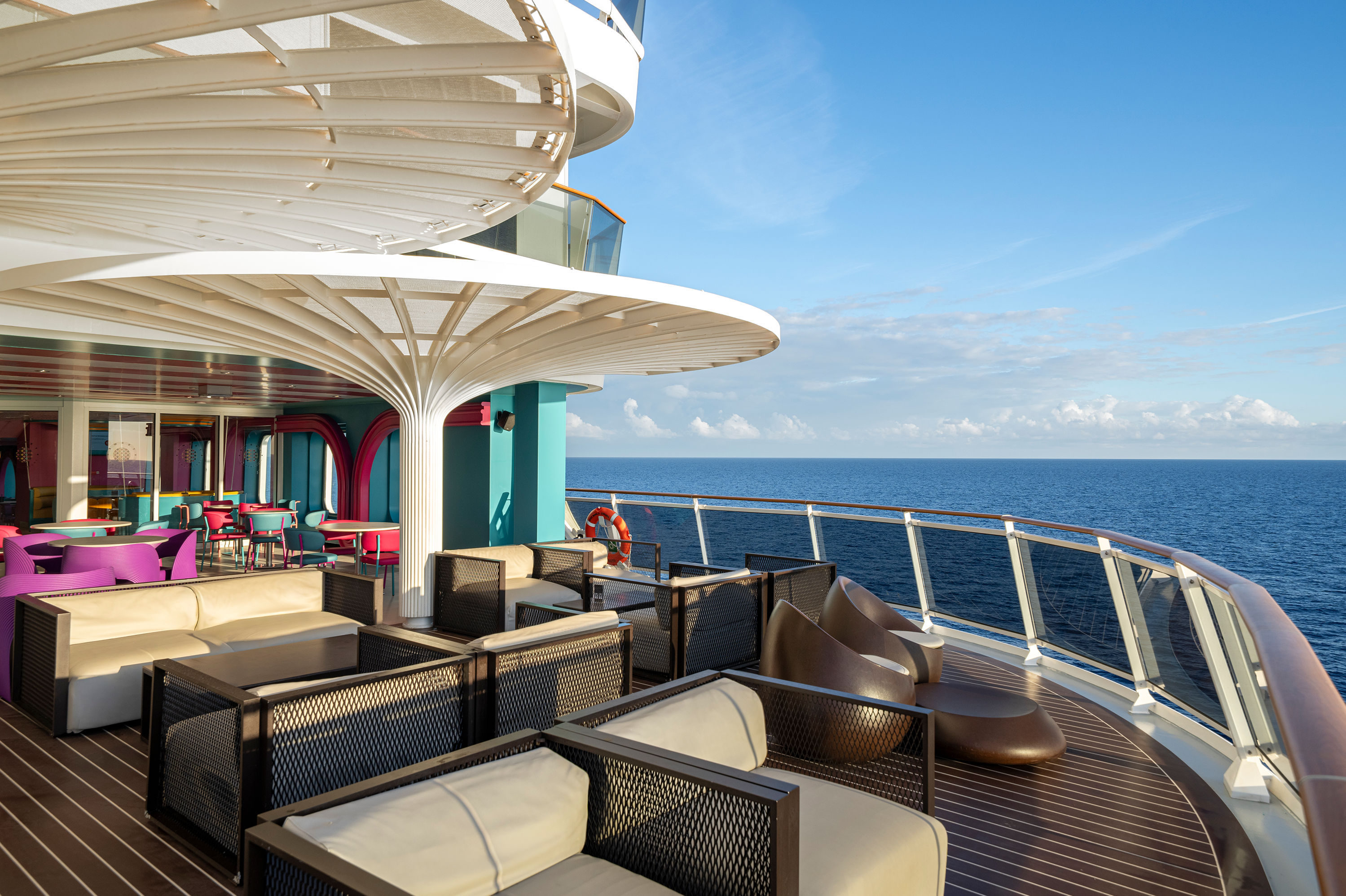 MSC lounge and Yacht Club style atmosphere