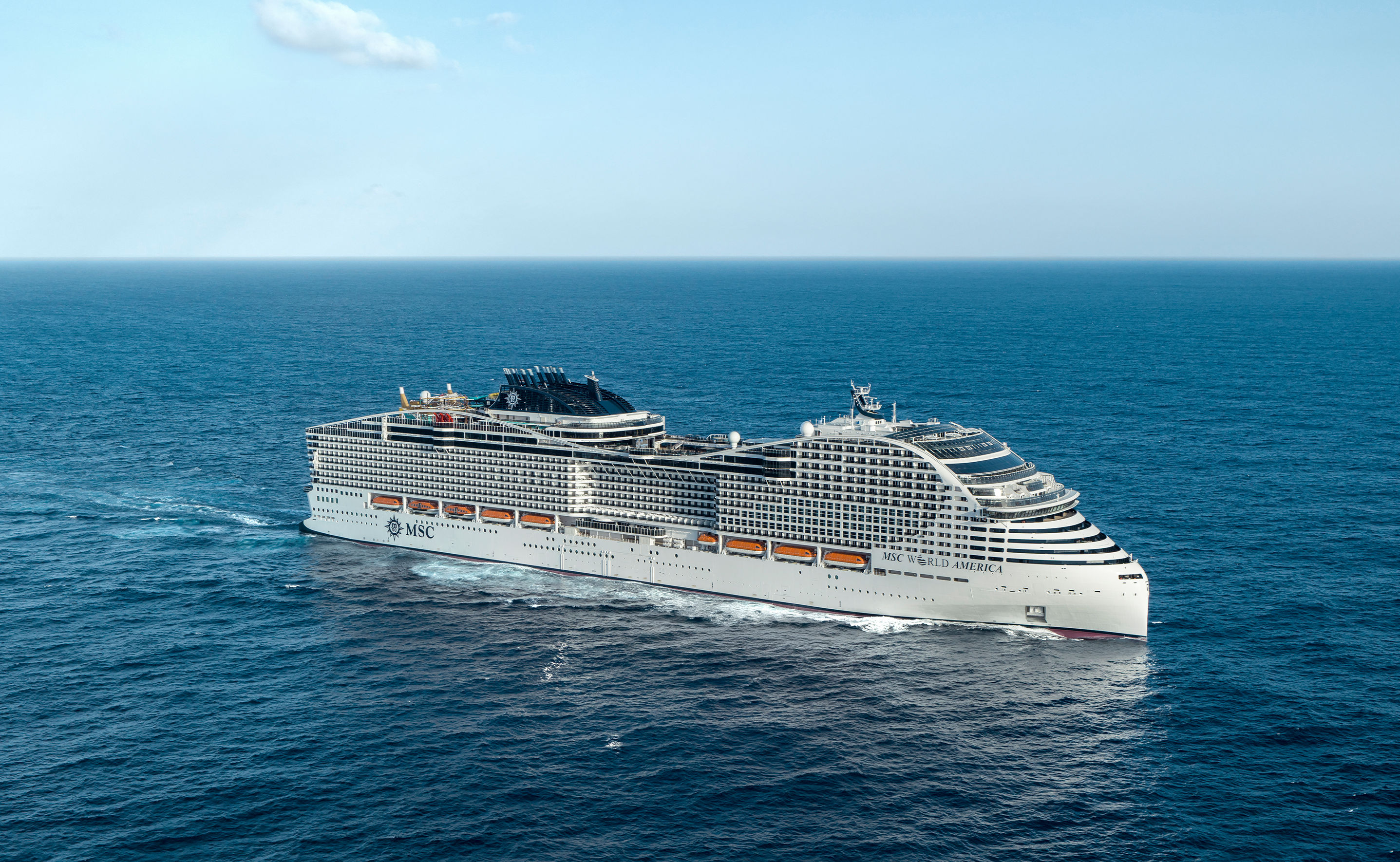 MSC World Class ship exterior
