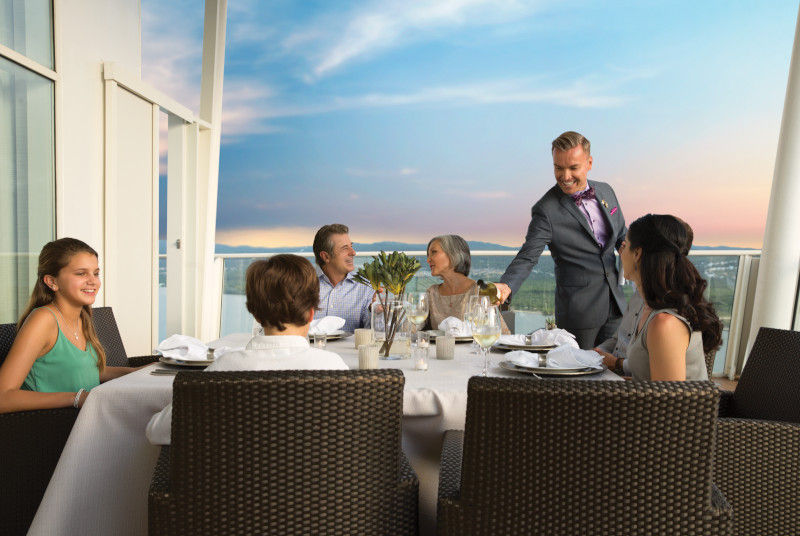 Royal Caribbean suite balcony dining experience