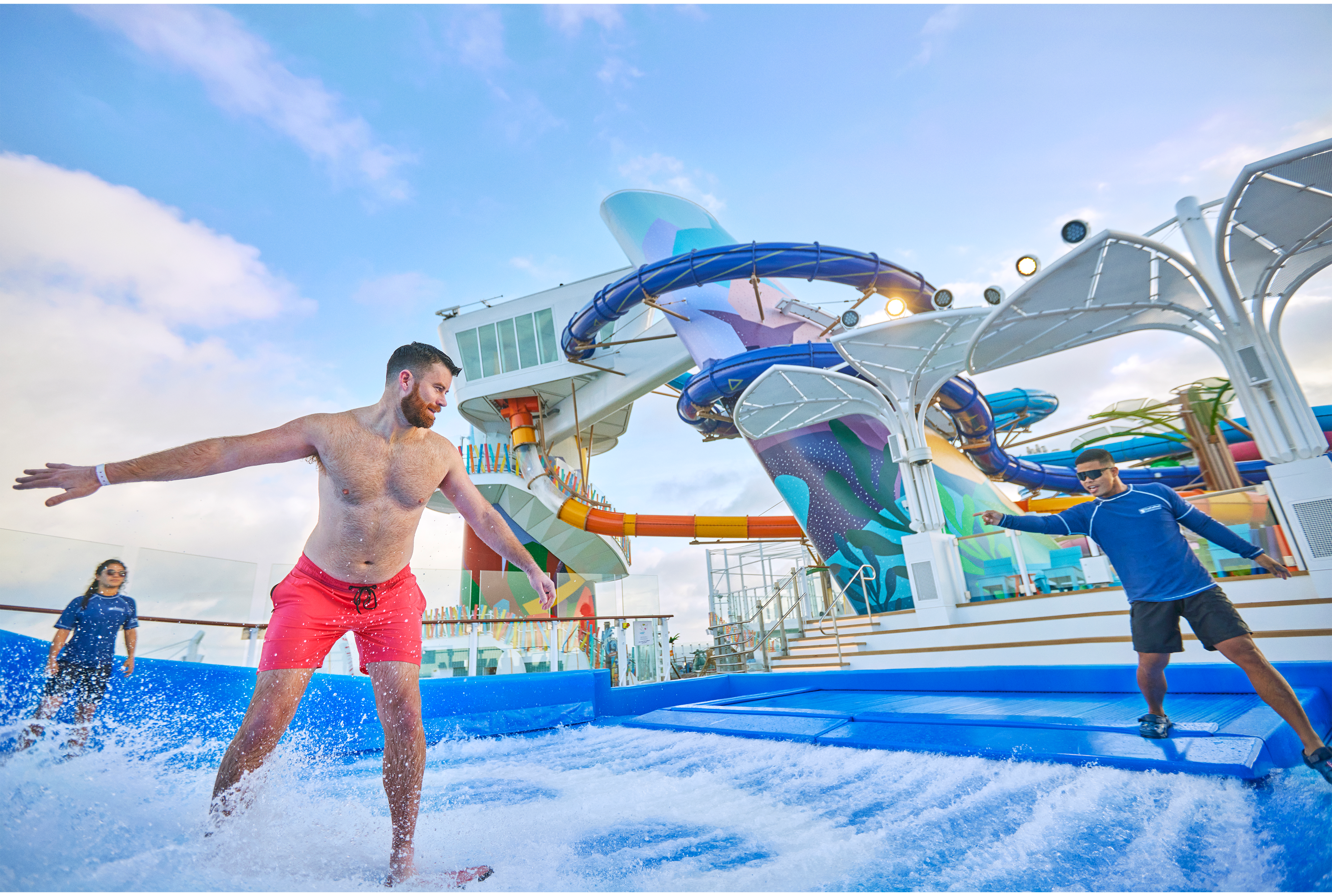 Royal Caribbean surf simulator attraction