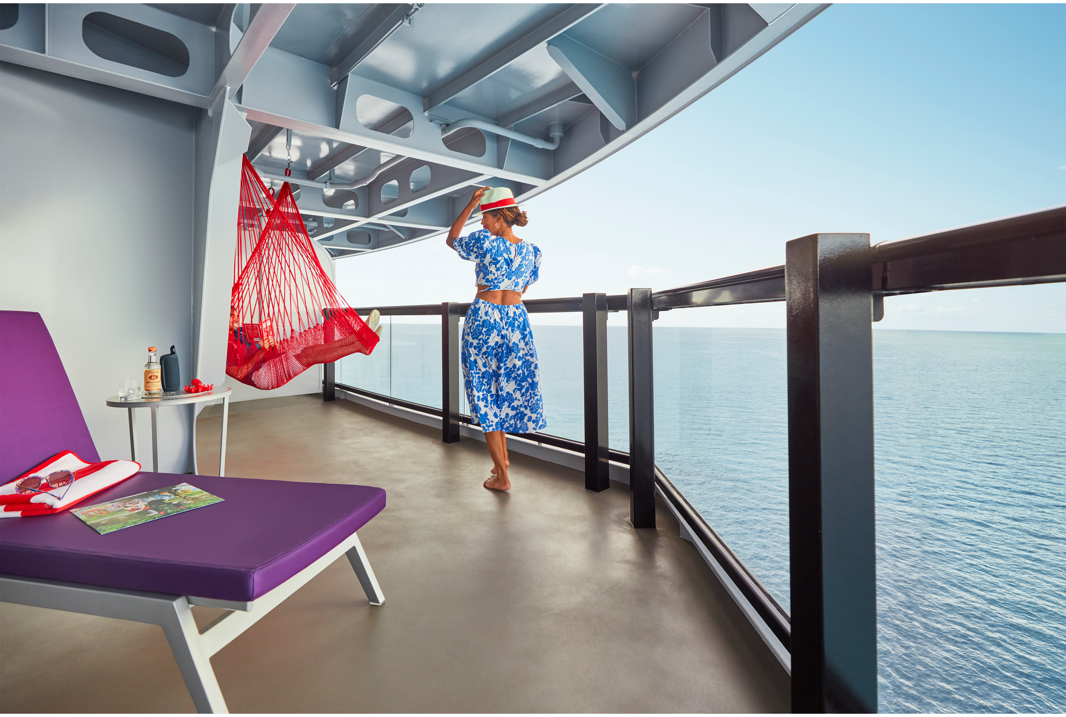 Virgin Voyages onboard social space