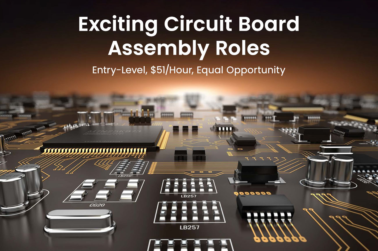 Exciting Circuit Board Assembly Roles: Entry-Level, $51/Hour, Equal Opportunity