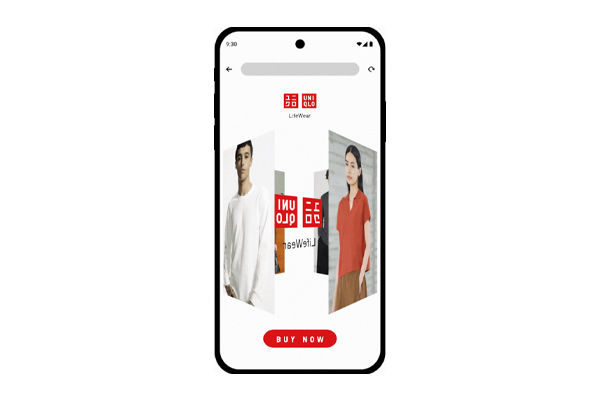 UNIQLO | 3D Rotating Banner