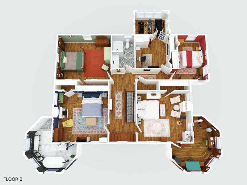 Third floor plan