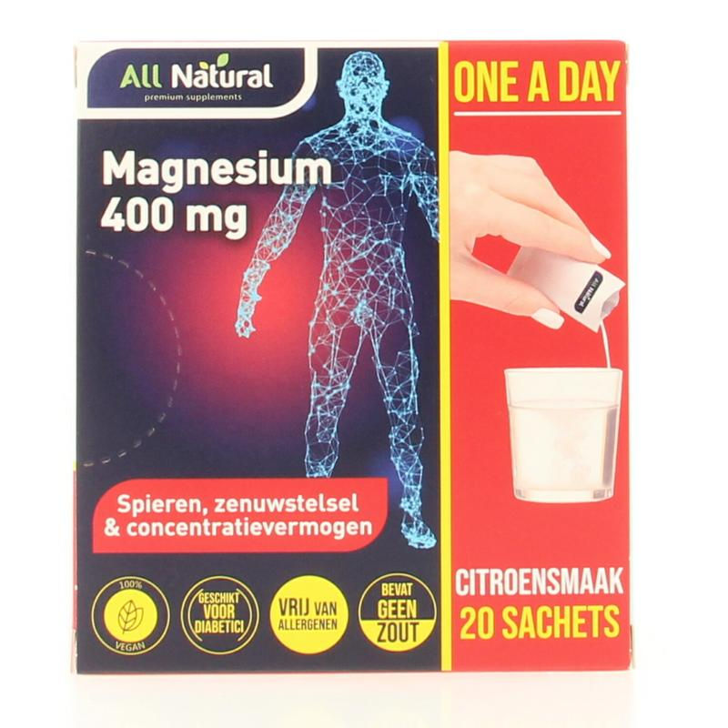 All Natural Magnesium 400mg