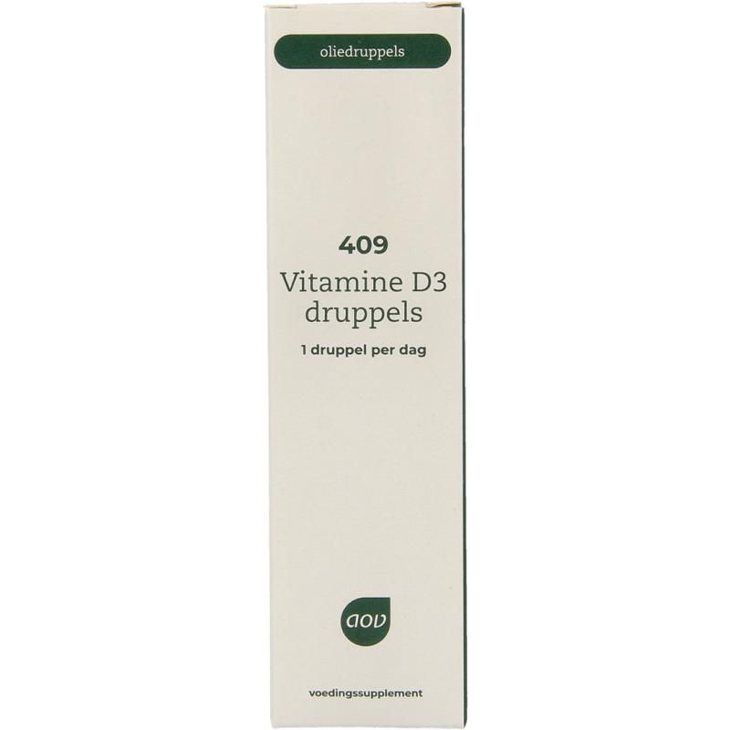 AOV 409 Vitamine D3 druppels 25 mcg