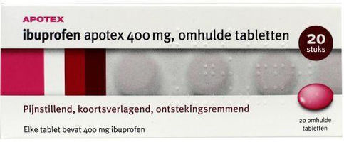 Apotex Ibuprofen 400mg