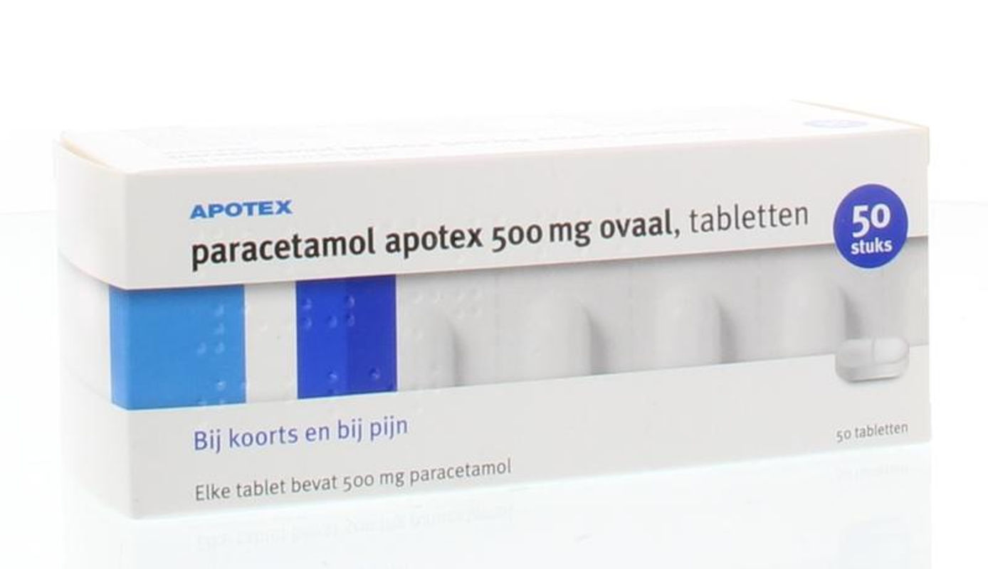 Apotex Paracetamol 500mg oval