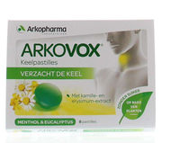 Menthol eucalyptus keelpastilles
