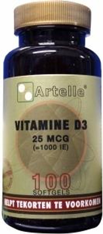 Artelle Vitamine D3 25mcg