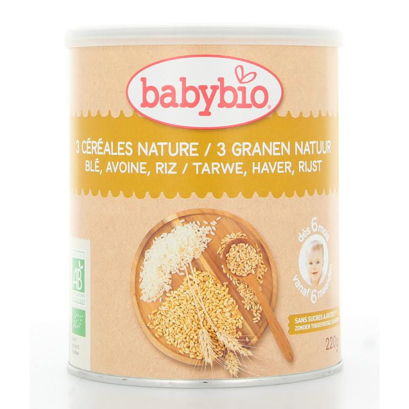 Babybio babygranen 3 granen 6 maand bio