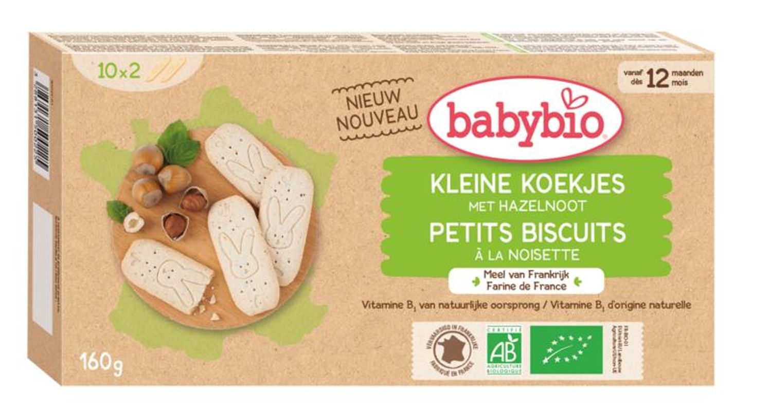 Babybio Babykoekje hazelnoot 12 maanden bio
