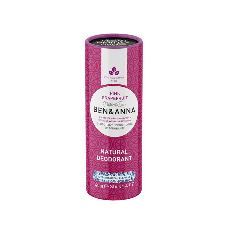 Ben & Anna Deodorant pink grapefruit papertube