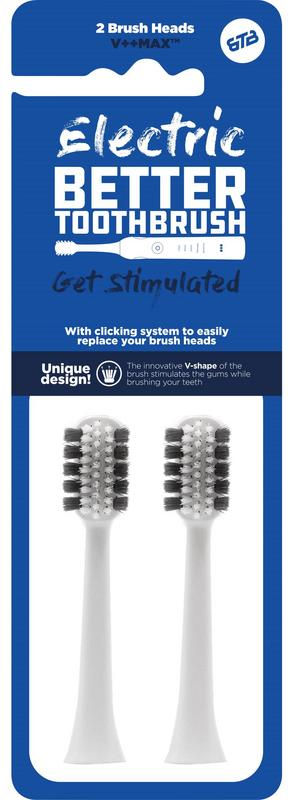 Bettertoothbrush Opzetborstel regular wit