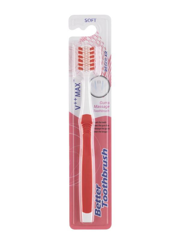 Bettertoothbrush Tandenborstel regular soft roze