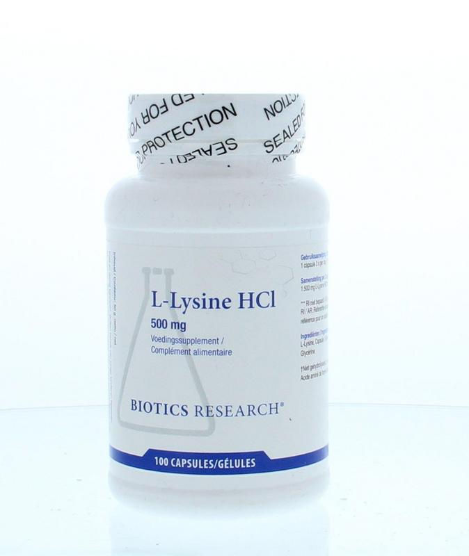 Biotics L-Lysine 500mg