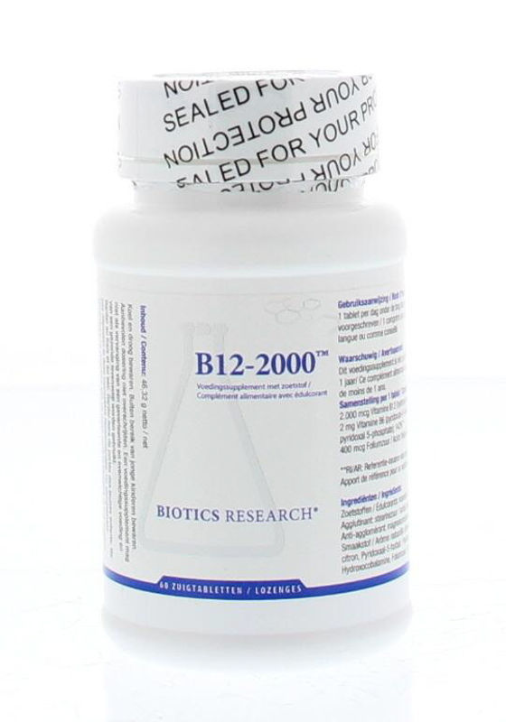 Biotics Vitamin B12 2000mcg