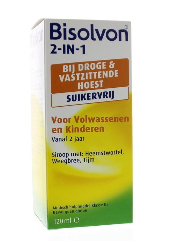 Bisolvon Drank 2 in 1 suikervrij