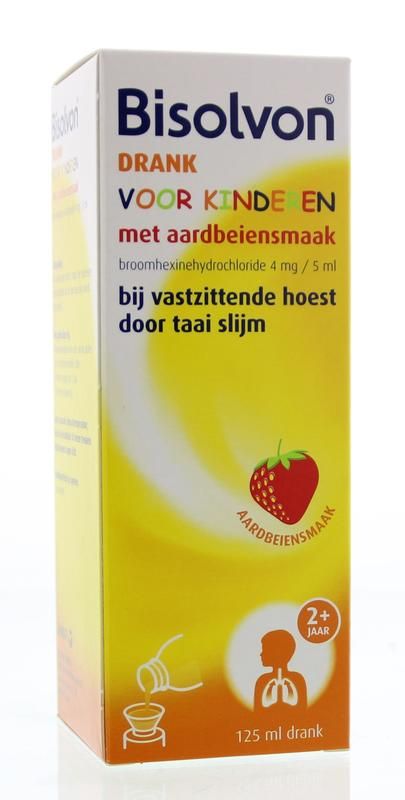 Bisolvon Drank kind aardbei