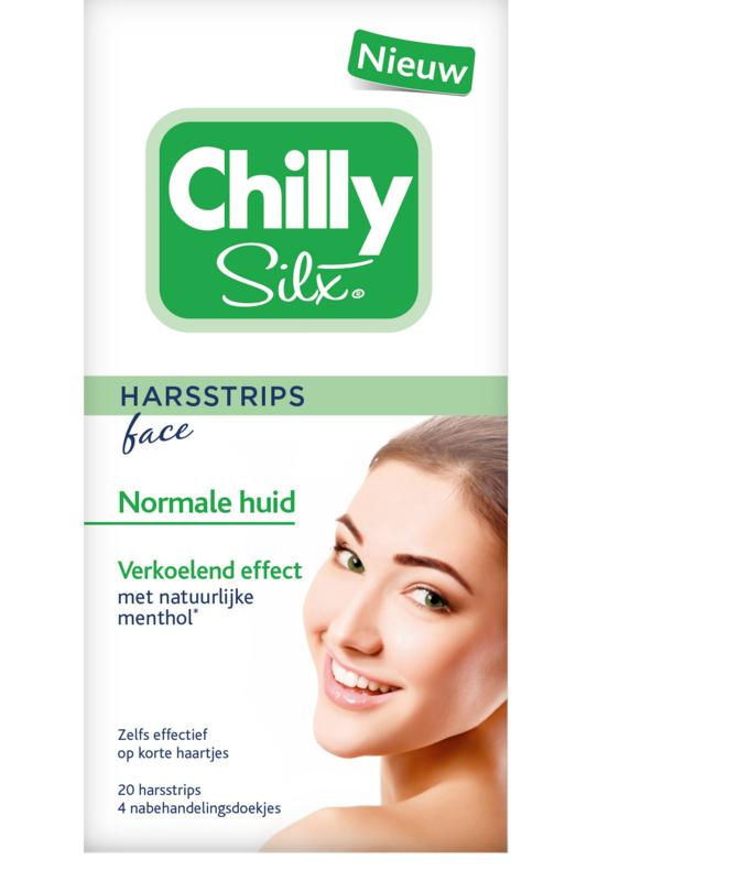 Chilly Silx Harsstrips gezicht normale huid