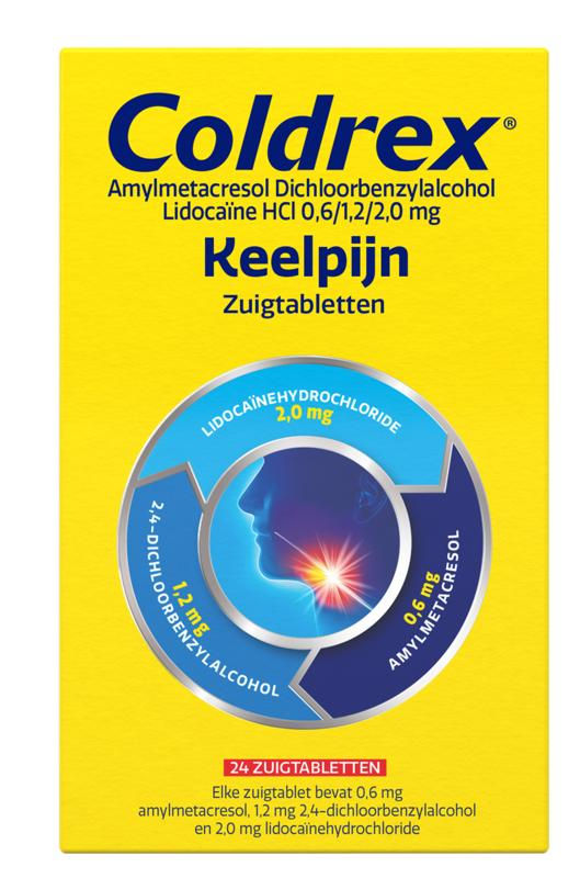 Coldrex Keeltablet zuigtablet