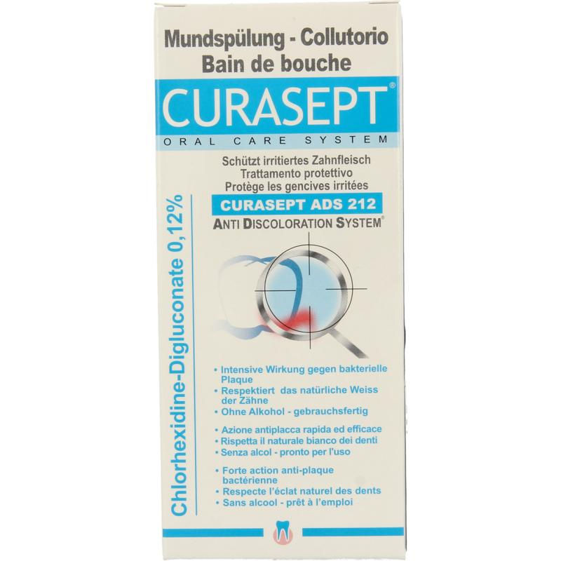 Curasept ADS Mondspoelmiddel - 0,120% chloorhexidine