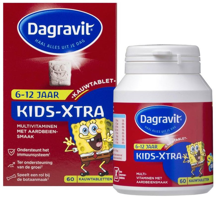 Dagravit Multi kids aardbei 6-12 jaar