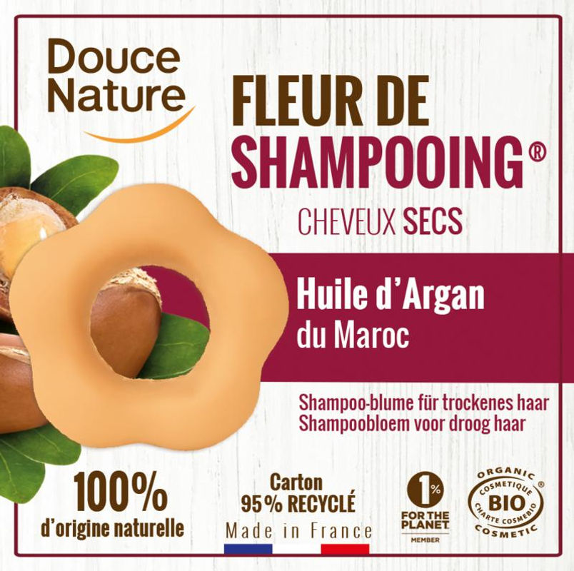 Douce Nature Shampoo bar droog haar bio