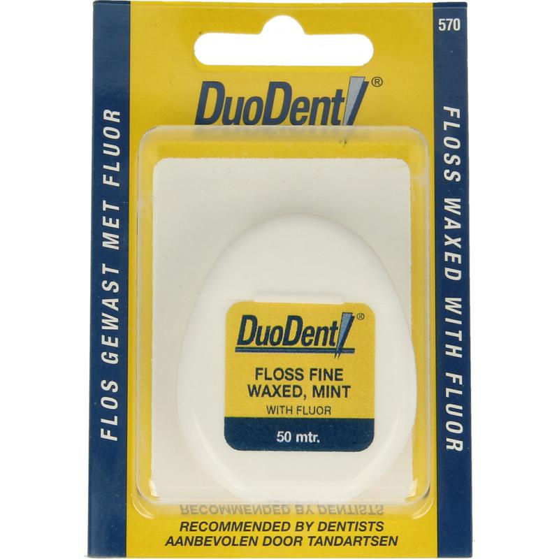Duodent Floss fine waxed fluor 50 meter