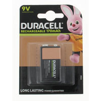 Duracell Rechargeable 9V 6HR61