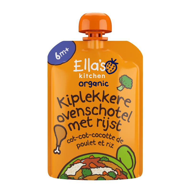 Ella's Kitchen Kiplekkere ovenschotel rijst 6+ maanden bio