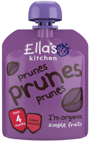 Pruimen knijpzakjes 4+ maanden bio