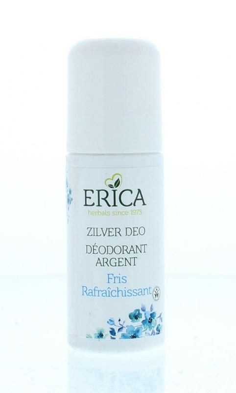 Erica Deodorant roller zilver fris